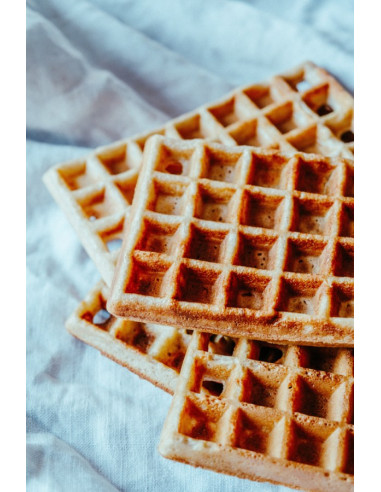 Gofrera doble gofre Bruxelas 4X6B. Apertura 180º WECABB