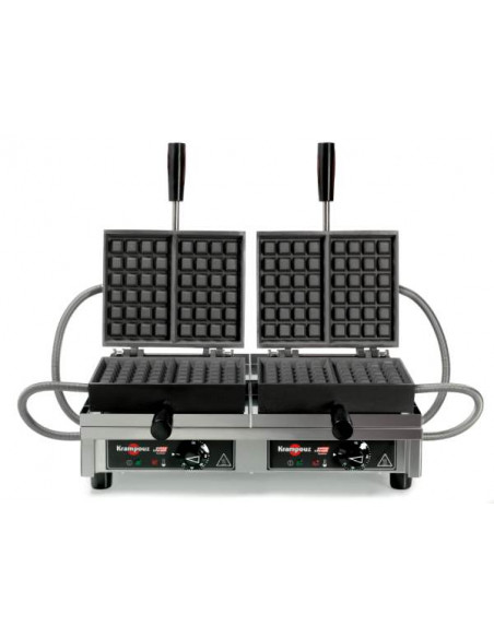 Gofrera doble gofre Bruxelas 4X6B. Apertura 180º WECABB