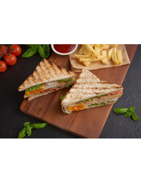 Multi contact grill médium placa estriada/estriada GECID4AO