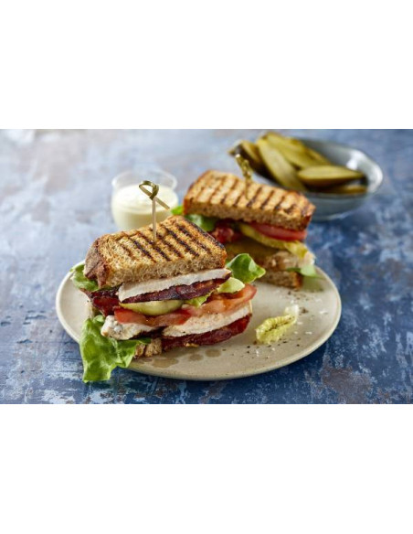 Contact grill Panini Large con placas estriada-lisa   GECID5BO