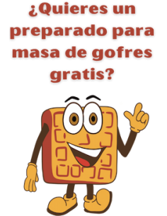 Preparado para masas de gofres gratis