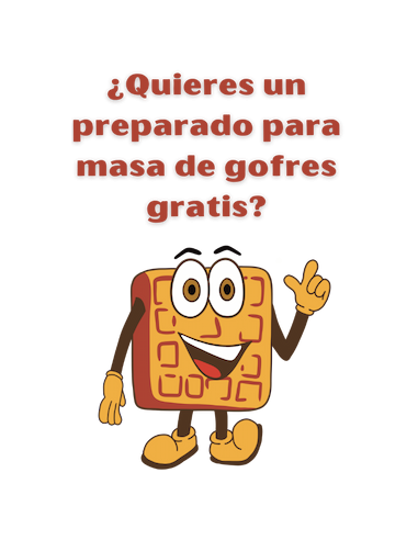 Preparado para masas de gofres gratis