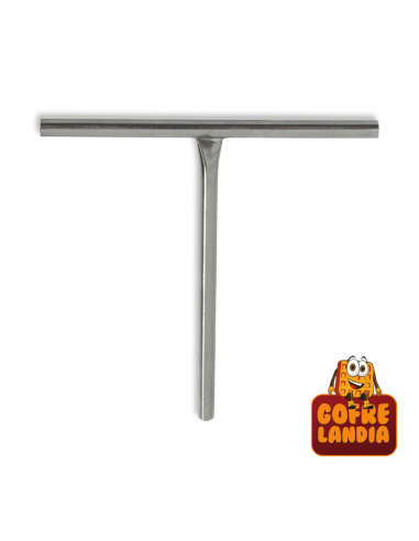 Rastrillo redondo de acero inoxidable (18cm) para crepes perfectos y delgados