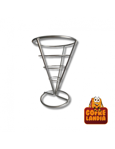 Soporte Bubble Waffle: presentación única para waffles con burbujas y toppings