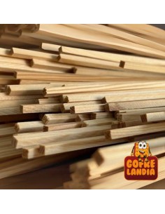 Paquete de 300 palitos cuadrados para Gofre Piruleta o Algodón de Azúcar