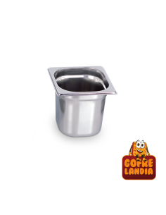 Cubeta gastronorm de acero inoxidable 1/6