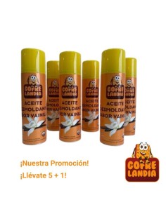 PROMOCIÓN 5+1: Aceite en aerosol con aroma vainilla para gofreras, creperas