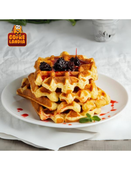 Mix WAFFLE -Lieja + azucar perlado