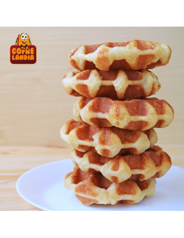 Mix WAFFLE -Lieja + azucar perlado