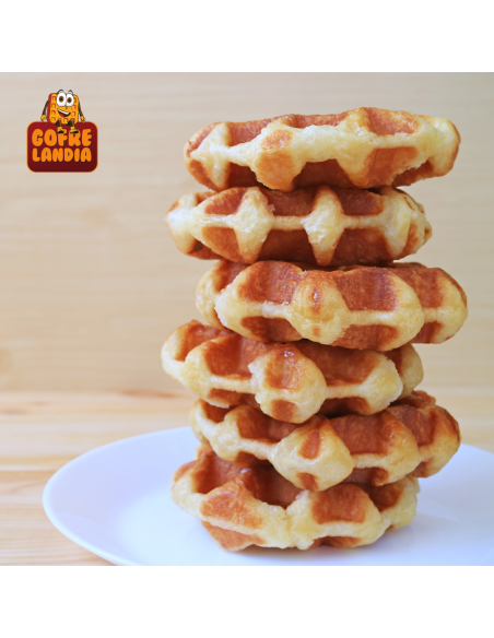 Mix WAFFLE -Lieja + azucar perlado