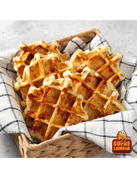 Mix WAFFLE -Lieja + azucar perlado