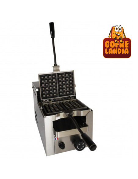 Gofrera giratoria de gas para 2 gofres Lieja 4X6