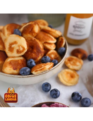 Aparato para poffertjes Krampouz: cocina 50 minipancakes, compacto y fácil.