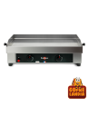 Plancha de gas Krampouz, 4500 W, acero inoxidable, control termostático.