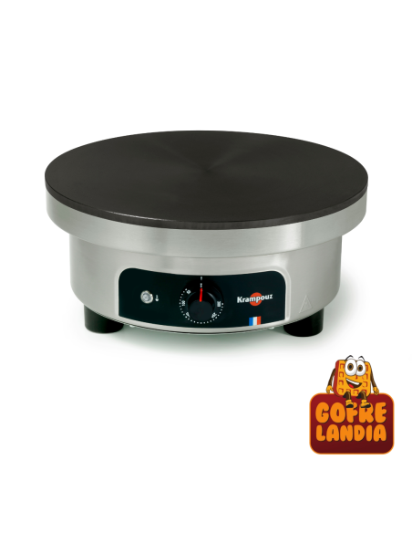 Crepera eléctrica profesional Confort Krampouz Ø 35cm: uso intensivo y fácil limpieza.
