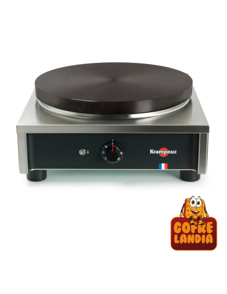 Crepera eléctrica profesional gama Confort Krampouz, chasis cuadrado: uso intensivo, calentamiento homogéneo CTCA4AA-KR