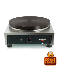 Crepera eléctrica profesional gama Confort Krampouz, diámetro 40 cm. Versión trifásica: uso intensivo, calentamiento homogéneo /