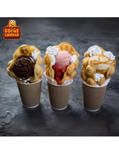 Mix profesional para Bubble Waffle con sabor estable, masa lista en 30 minutos y resultados siempre iguales. Solo añade agua, ac