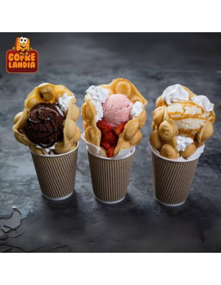 Mix profesional para Bubble Waffle con sabor estable, masa lista en 30 minutos y resultados siempre iguales. Solo añade agua, ac