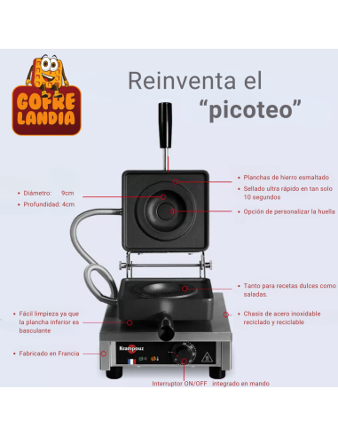 Máquina de sellado profesional K’Presse Krampouz / Gofrelandia