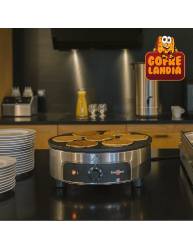 Crepera eléctrica profesional para pancakes Krampouz / Gofrelandia