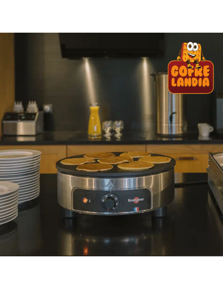 Crepera eléctrica profesional para pancakes Krampouz / Gofrelandia