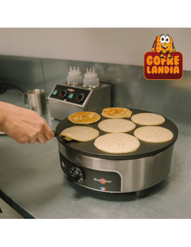 Crepera eléctrica profesional para pancakes Krampouz / Gofrelandia
