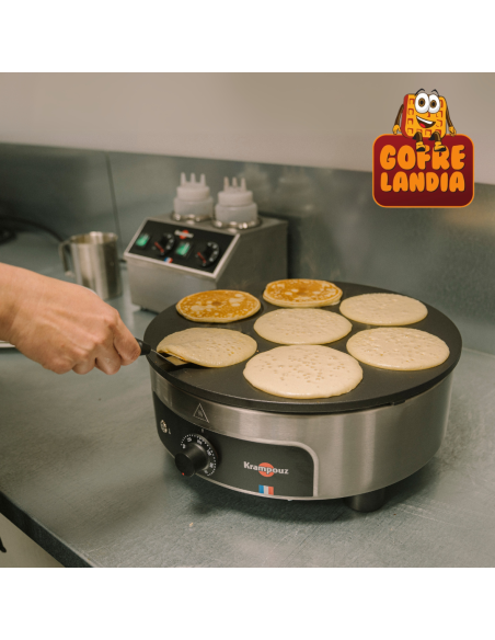 Crepera eléctrica profesional para pancakes Krampouz / Gofrelandia