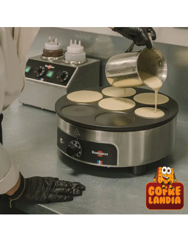 Crepera eléctrica profesional para pancakes Krampouz / Gofrelandia