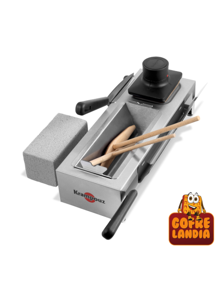 Kit y Soporte para Accesorios de Crepera Krampouz | Organización Profesional en Acero Inoxidable