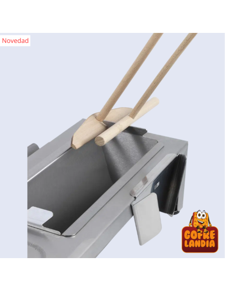 Kit y Soporte para Accesorios de Crepera Krampouz | Organización Profesional en Acero Inoxidable