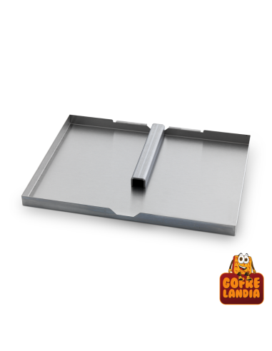 Bandeja XL para gofreras 90° y 180° Krampouz / Protección profesional en acero inoxidable