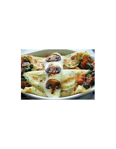 Crepera de gas con 6 ramas. Gama Estándar, ø 40cm / Chasis cuadrado CSCS4MA-KR