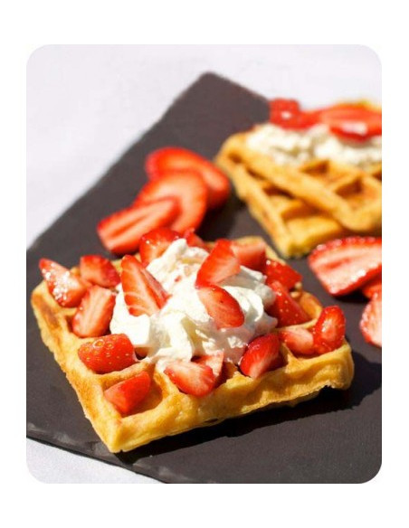 Gofrera doble gofre Bruxelles 3X5B. Apertura 180º WECAAB