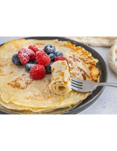 Crepera de gas con 8 ramas. Gama Confort, ø 40 cm / Chasis redondo CRRH4MA-KR