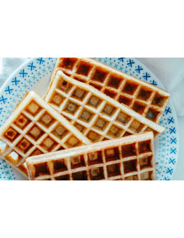 Gofrera 4x7 Bruselas 180° simple I/D  WECAKA