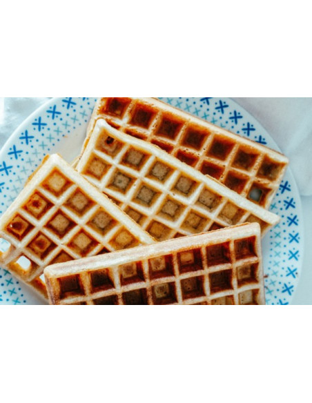 Gofrera 4x7 Bruselas 180° simple I/D  WECAKA