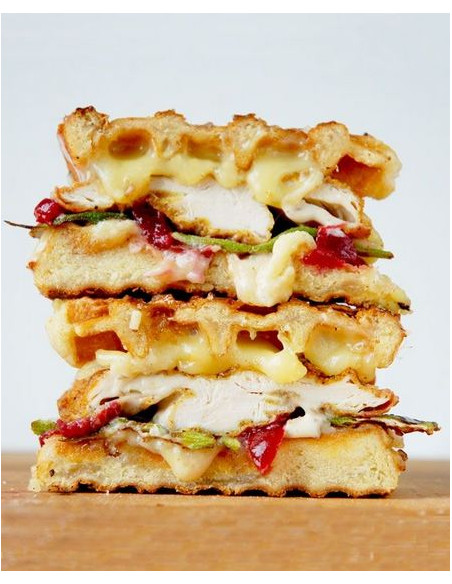 Gofrera doble para gofre Lieja 4x7. Apertura 180º WECAHB