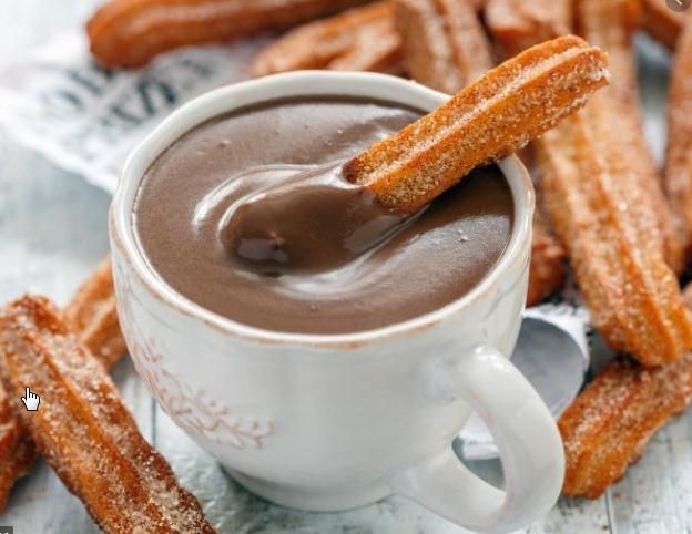 Churros con chocolate